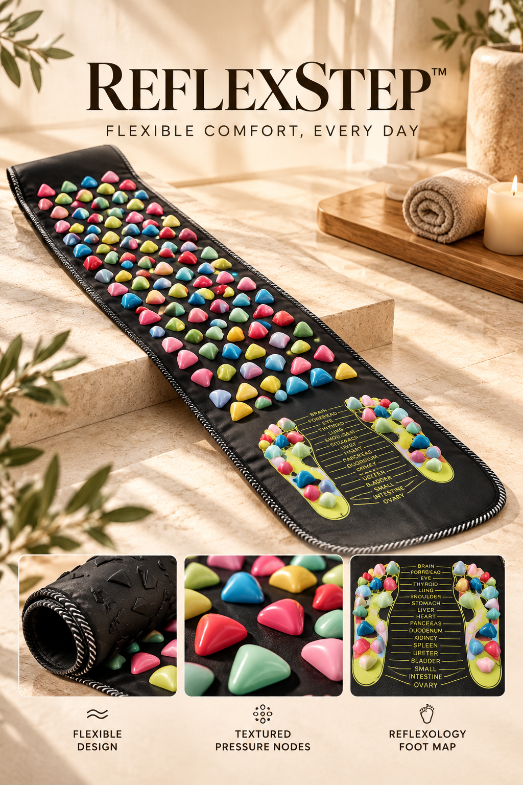 ReflexStep™ Acupressure Mat
